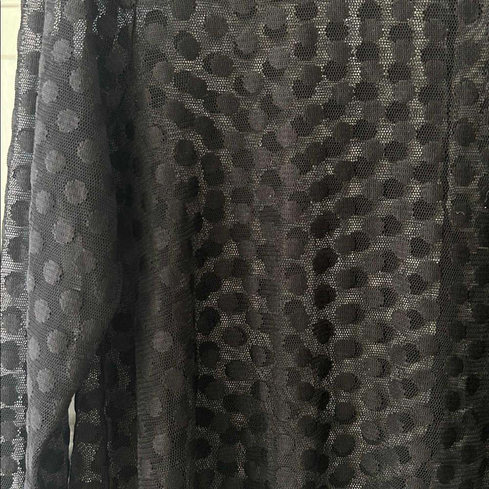 Kozan Sheer Polka Dot Mesh Top Size M - Picture 5 of 5